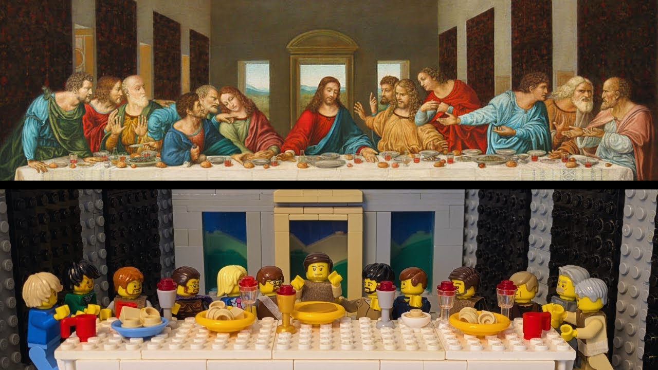 I Made the Last Supper in LEGO!