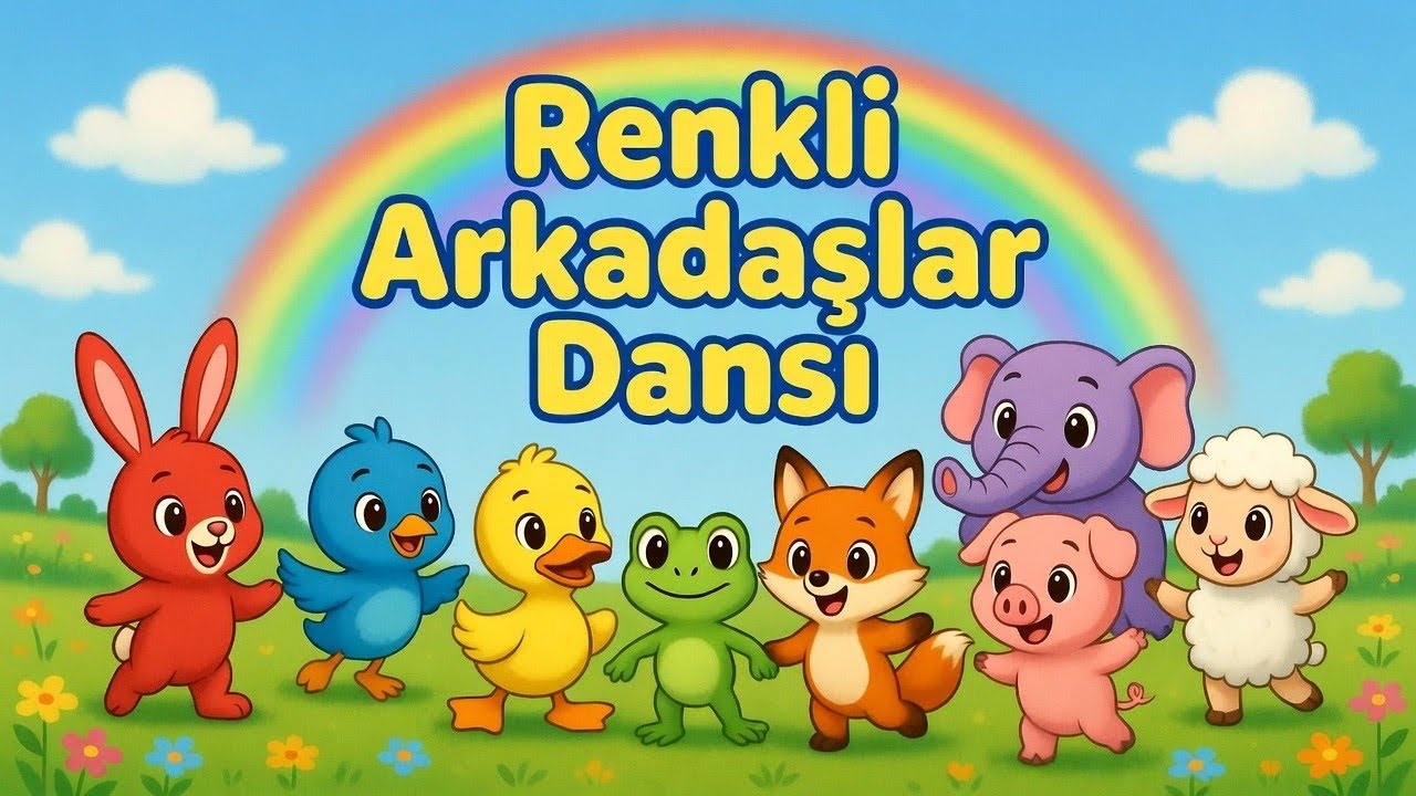 Renkli Hayvanlar Dans Ediyor! 🌈 Doo Doo Doo Dansı | Eğlenceli Çocuk Şarkısı