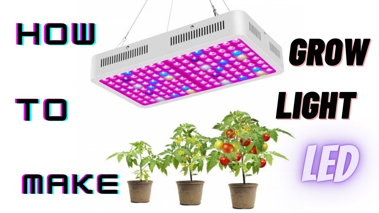 How to make Grow light led | Wallwasher Growlight | Photosynthesis led