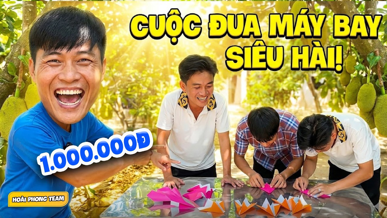 Cuộc Đua Gấp Máy Bay Siêu Hài Hước Cùng Anh Em | Team Hoài Phong TV