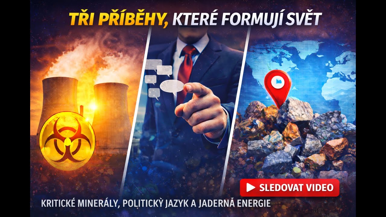 KRITICKÉ SUROVINY, TRUMPŮV JAZYK A JADERNÁ ENERGIE. TŘI PŘÍBĚHY