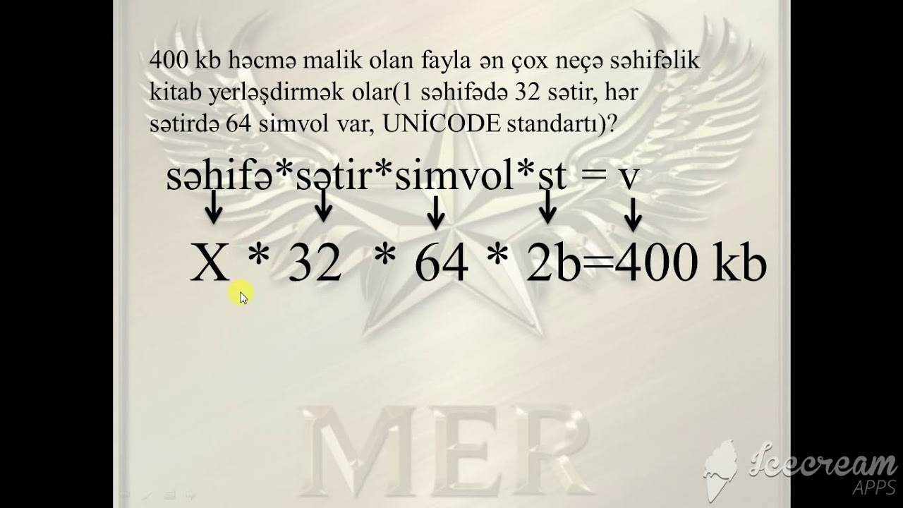 MƏTN TİPLİ İNFORMASİYAYA AİD MƏSƏLƏ HƏLLİ