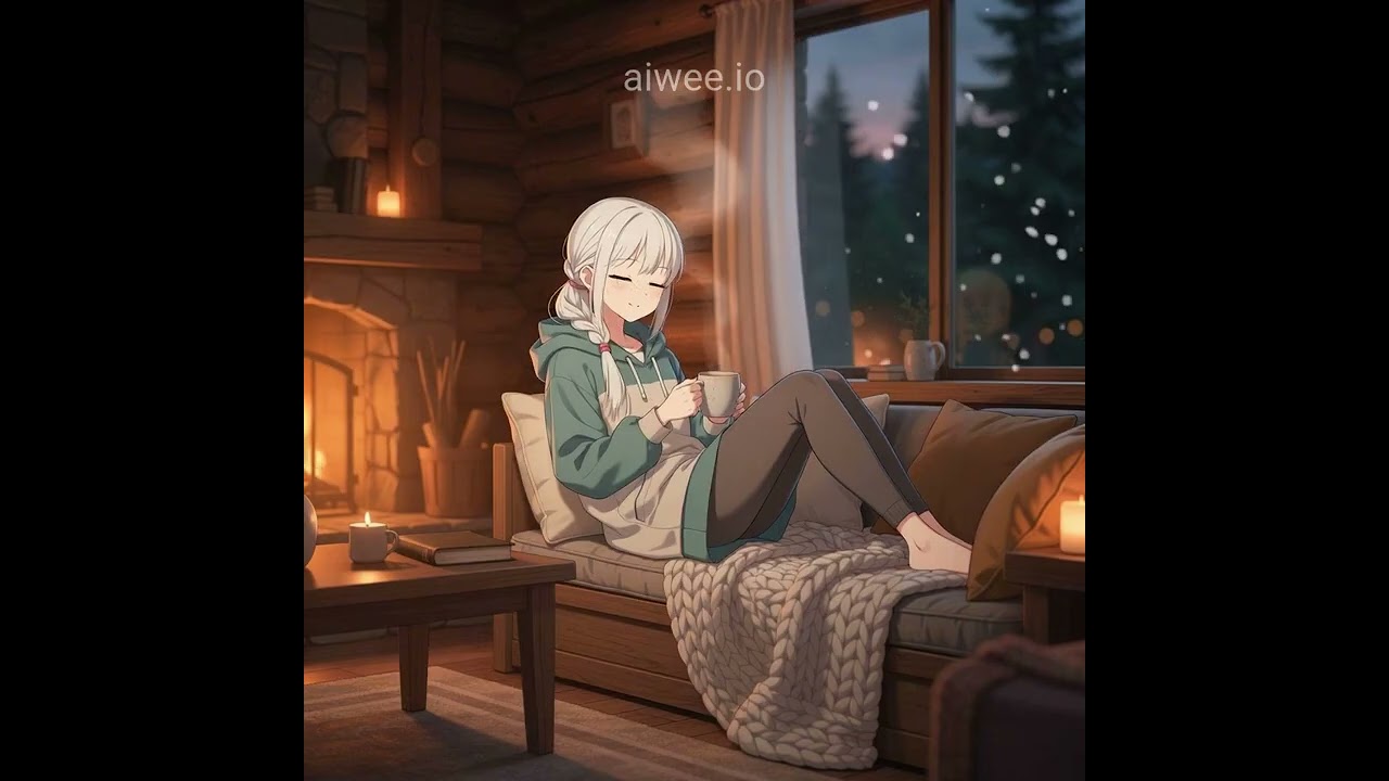 lofi forest cabin escape ☼ 1 hour of cozy vibes | forest retreat beats [1 HOUR] #lofi #calm