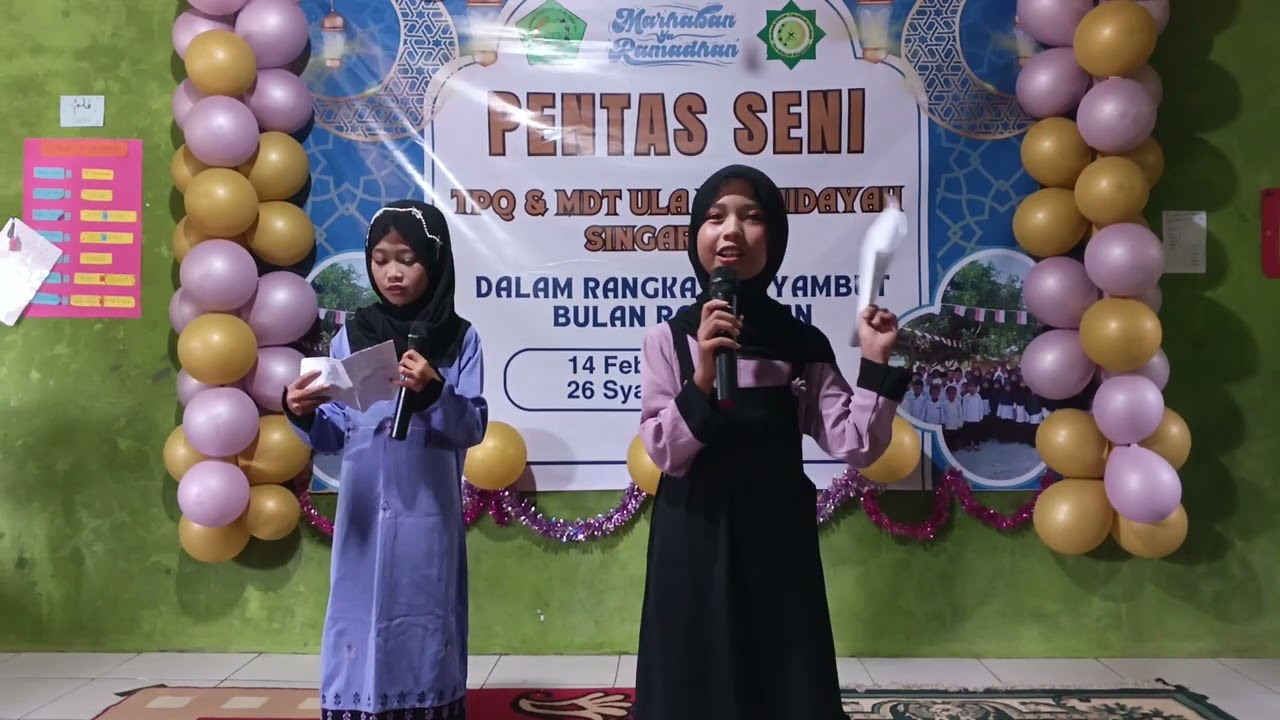 PIDATO DUET BAHASA ARAB MDT ULA NUR HIDAYAH SINGARAJAN 