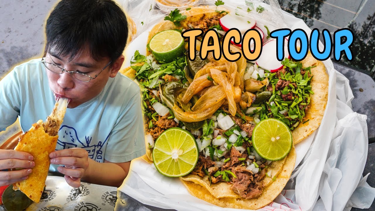 Santa Ana Food Tour! BEST TACOS in Santa Ana - Mexican Street Food in Orange County
