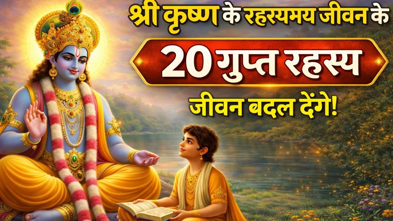 श्री कृष्ण के 20 अद्भुत उपदेश जो रातों-रात बदल देंगे आपकी ज़िन्दगी | Bhagavad Gita Secrets in Hindi
