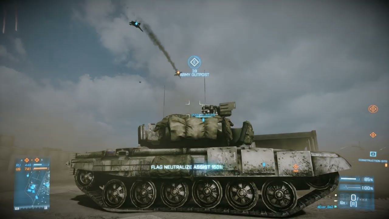 Battlefield 3, RYZEN4070 speedhacking in jet.