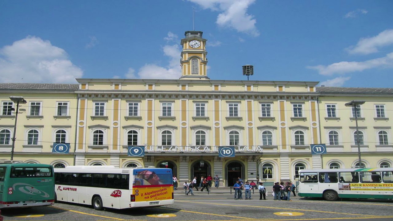 Annunci speciali alla stazione di Lubiana