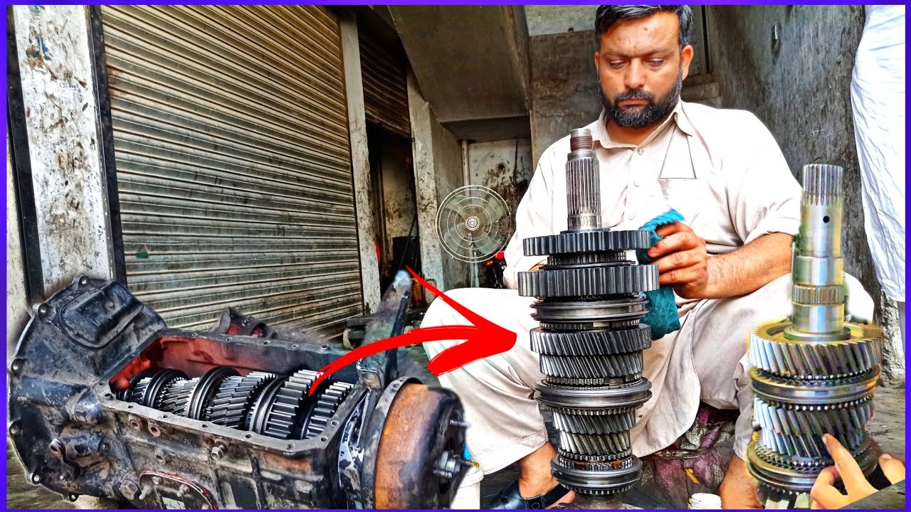 Restoration Hino 6 Speed Gear Box|| How To Repair Hino Manual Transmission ||