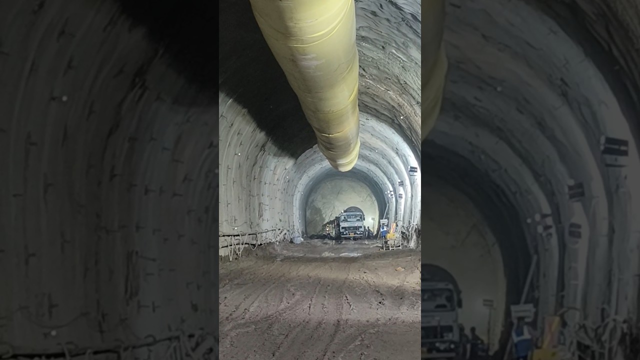 Work in progress (Railway tunnel Himachal Pradesh ) #himachal #viral #construction #youtube