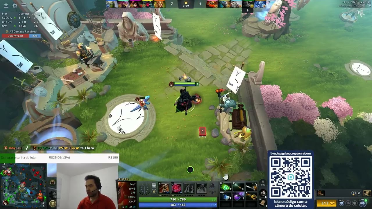CAMPEONATO BRASILEIRO - CBDOTA - Team Visagerino vs Team Galex