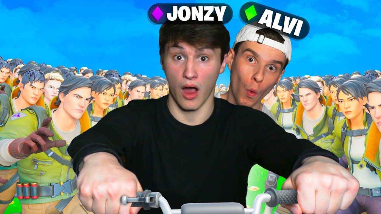 JONZY und ALVI *GEGEN* 100 Zuschauer in Fortnite Season 3! 👑