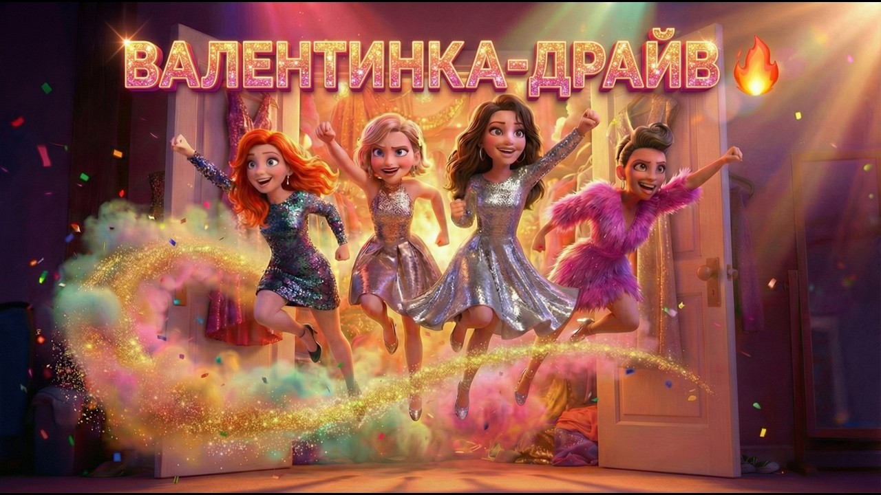 Дівчата, зі святом любові! ✨ Драйвове привітання до Дня Валентина