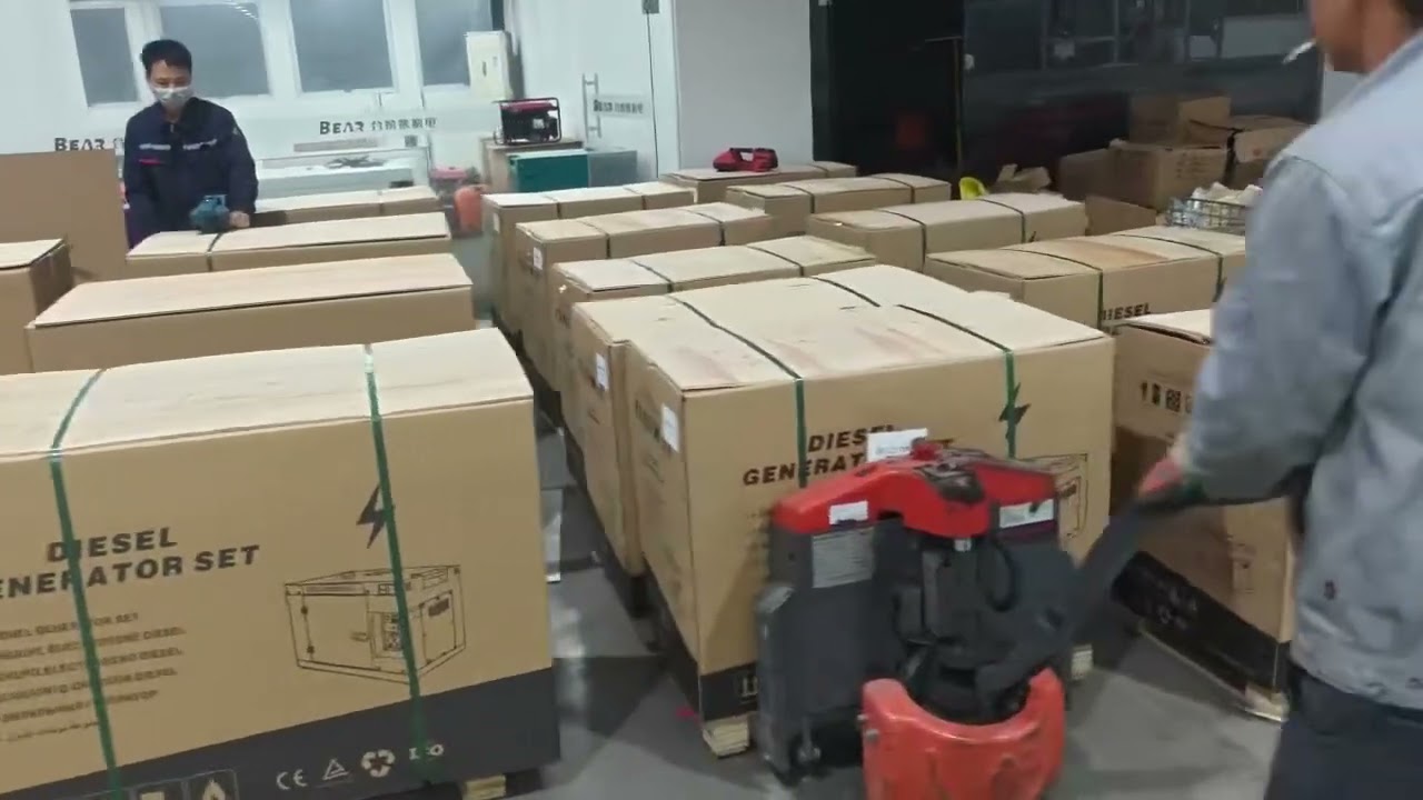 30 units diesel silent generators have been packaged and shipped.