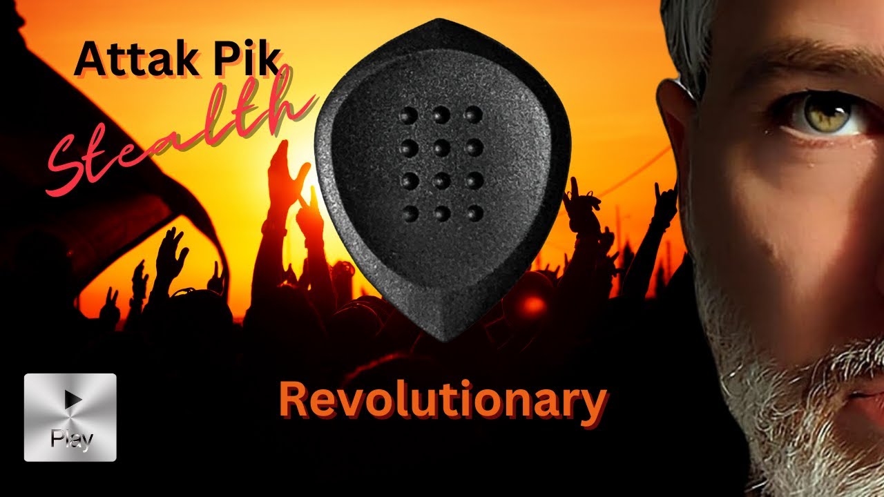 Revolutionary Breakthrough in Guitar Picks: The Attak Pik Stealth Demo