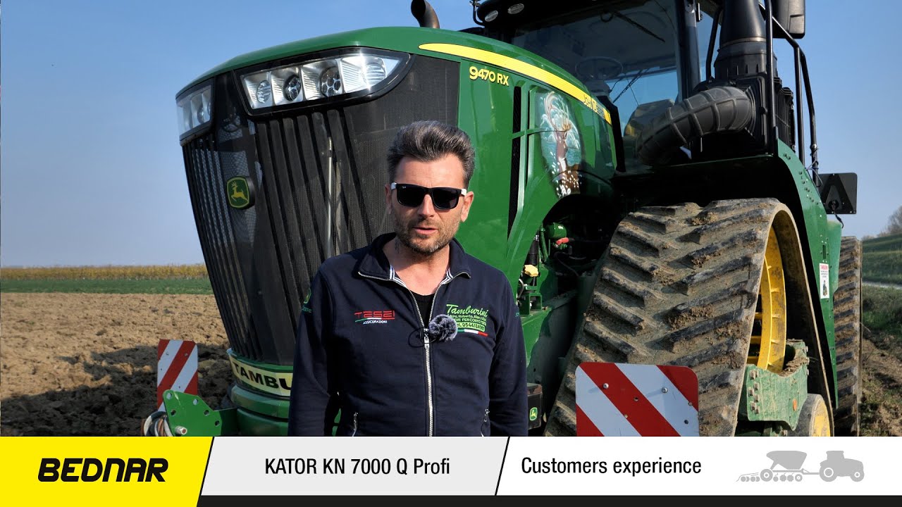KATOR KN 7000 Q PROFI работает на ферме Тамбурини в Италии