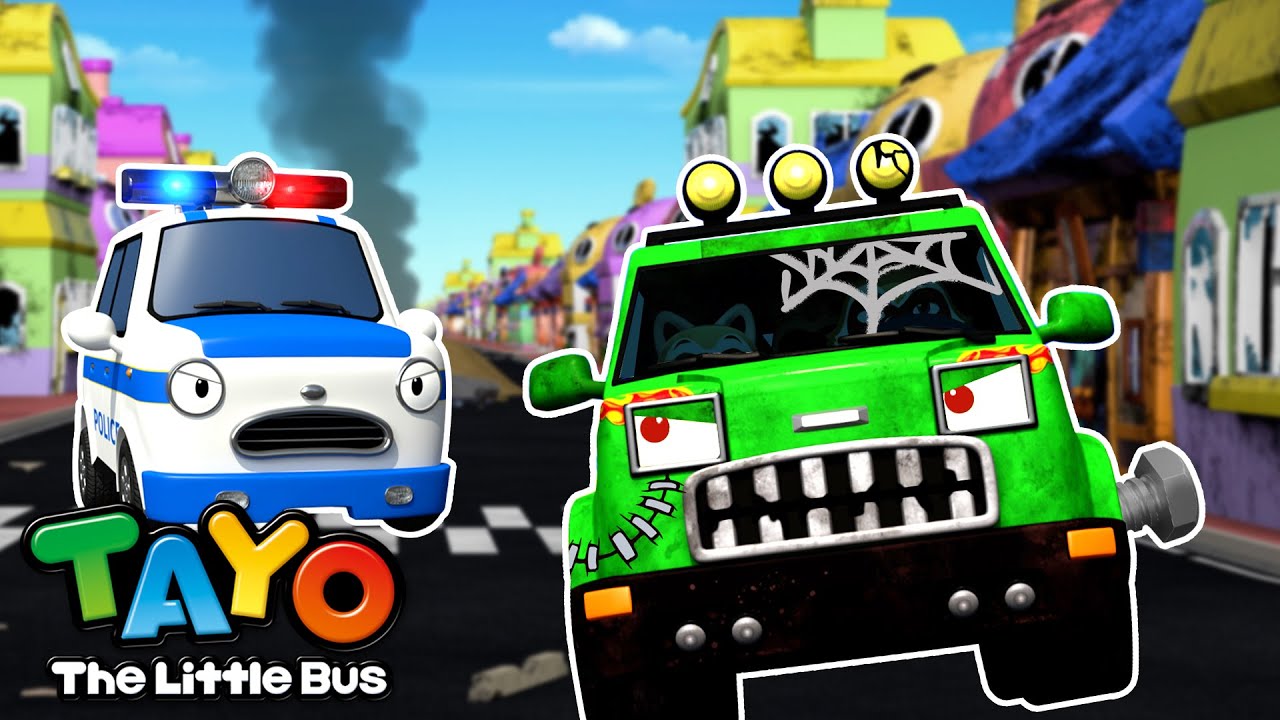 Tayo Zombie Songs Medley🧟 | Spooky Song for Kids | Rescue Team Catches the Zombie Car! | RESCUE TAYO