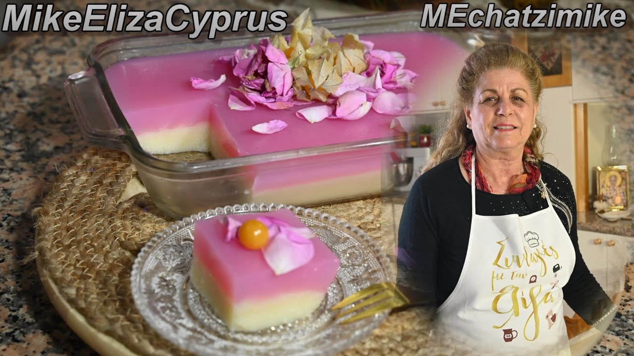 Двухцветный крем из манной крупы и розы от Элизы #MEchatzimike