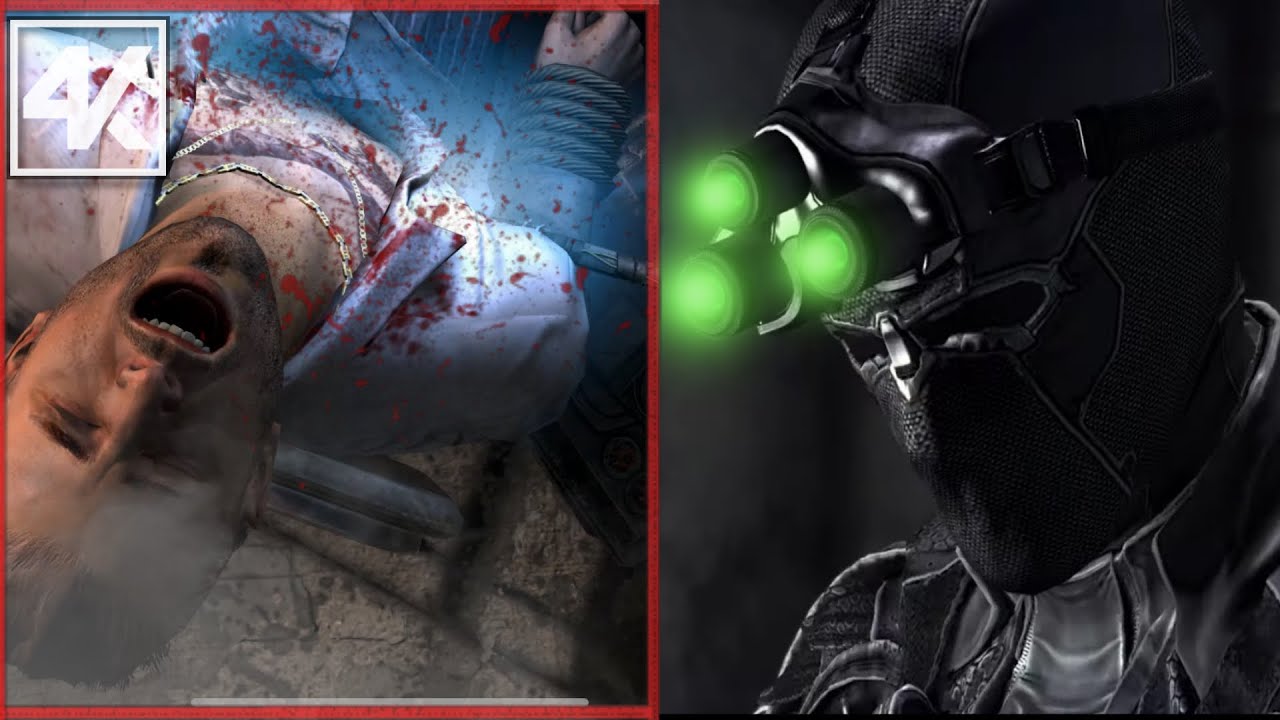 Splinter Cell Blacklist - Absolute Badass Stealth Kills | Insurgent Stronghold [MODS] No Hud - 4K