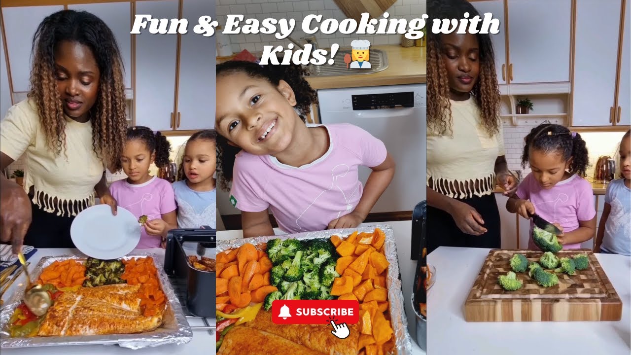 Fun & Easy Cooking with Kids | Mom & Kids Cooking Together