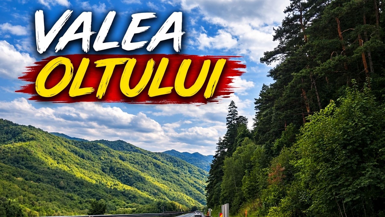 Valea Oltului cu mașina | Drumul spectaculos dintre munți și Olt 4k60fps