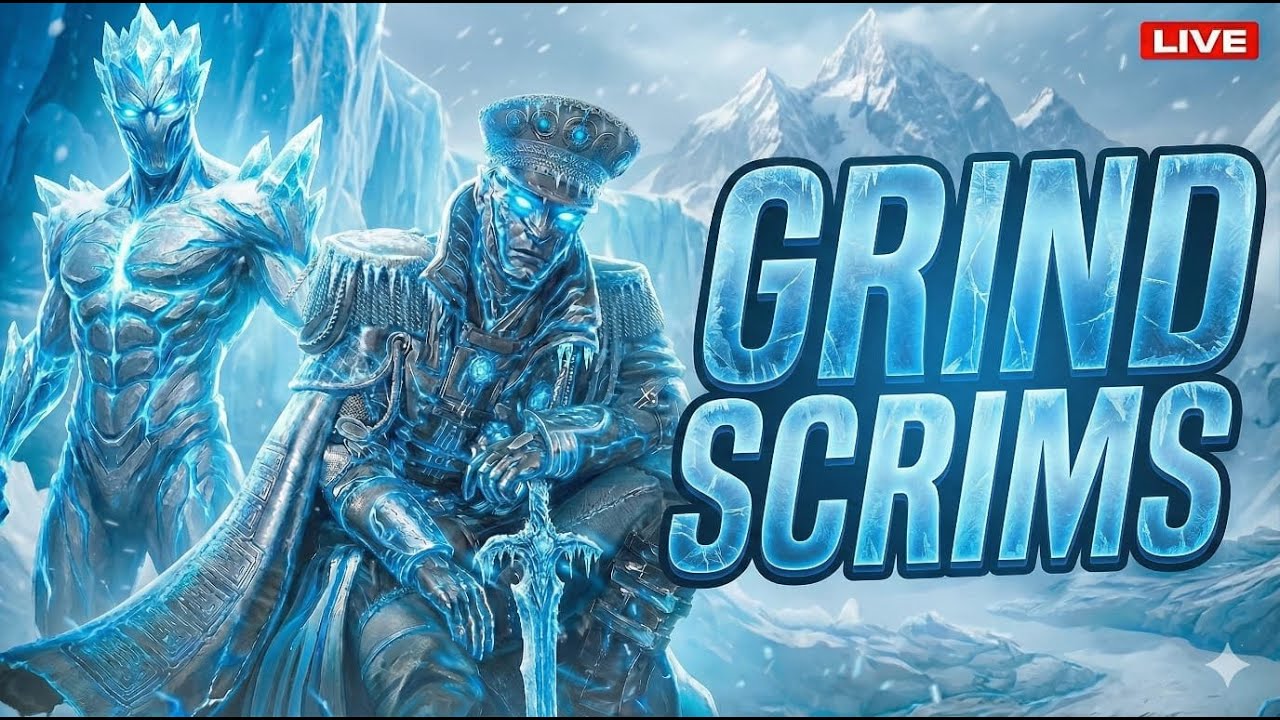 BGIS GRIND SCRIMS| BATTLEGROUND MOBILE INDIA LIVE