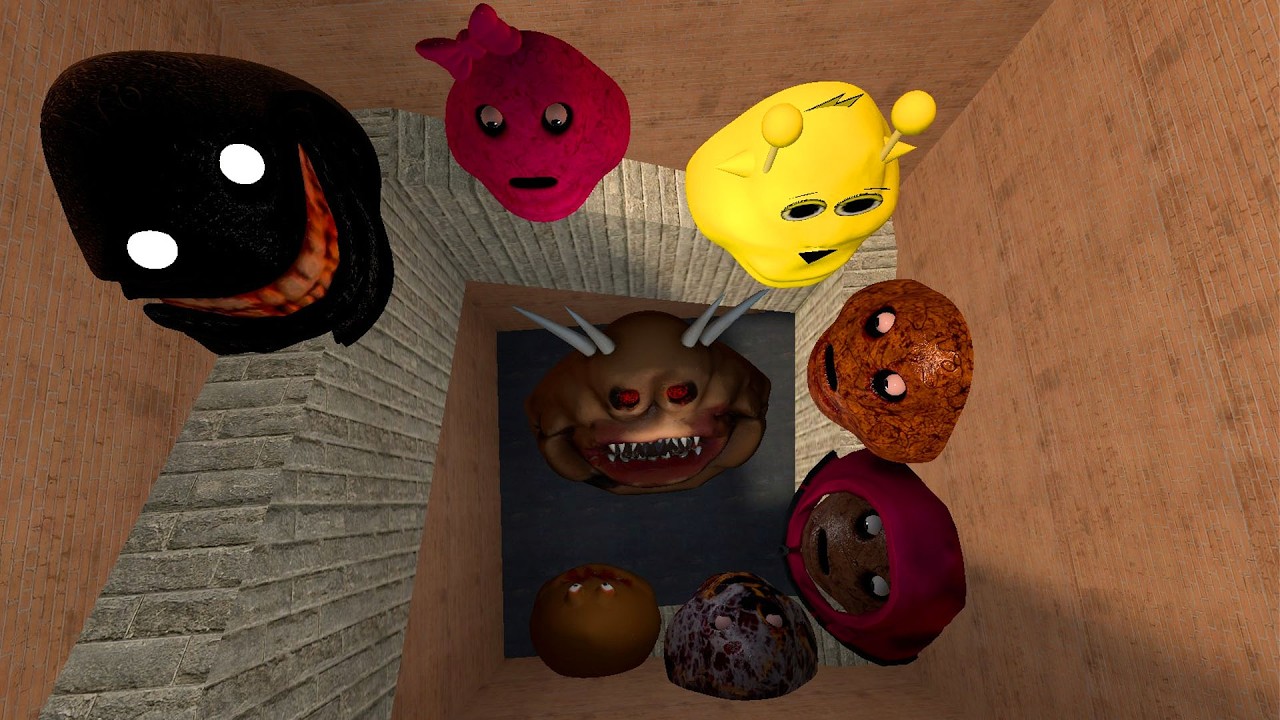 😱DESTROY ALL NEW 3D POU BOU'S REVENGE & ITALIAN BRAINROT FAMILY in MAZE Garry's Mod???