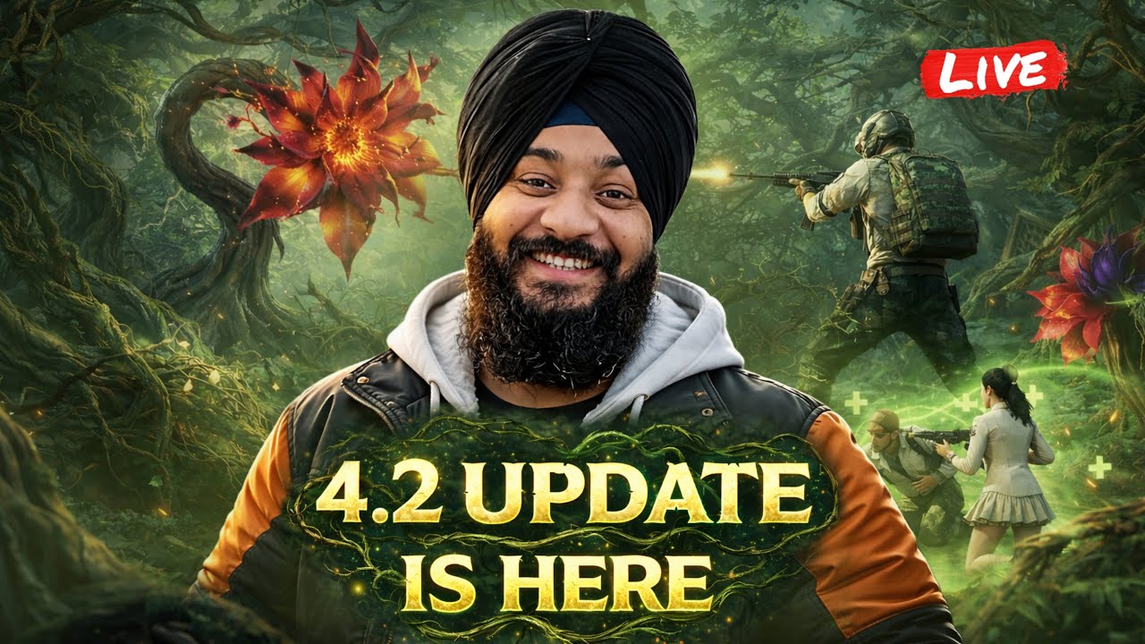 CHICKEN DINNER 4.2 UPDATE-PUBG/BGMI LIVE #pubglive #pubgfunnymoments #pownin #bgmi
