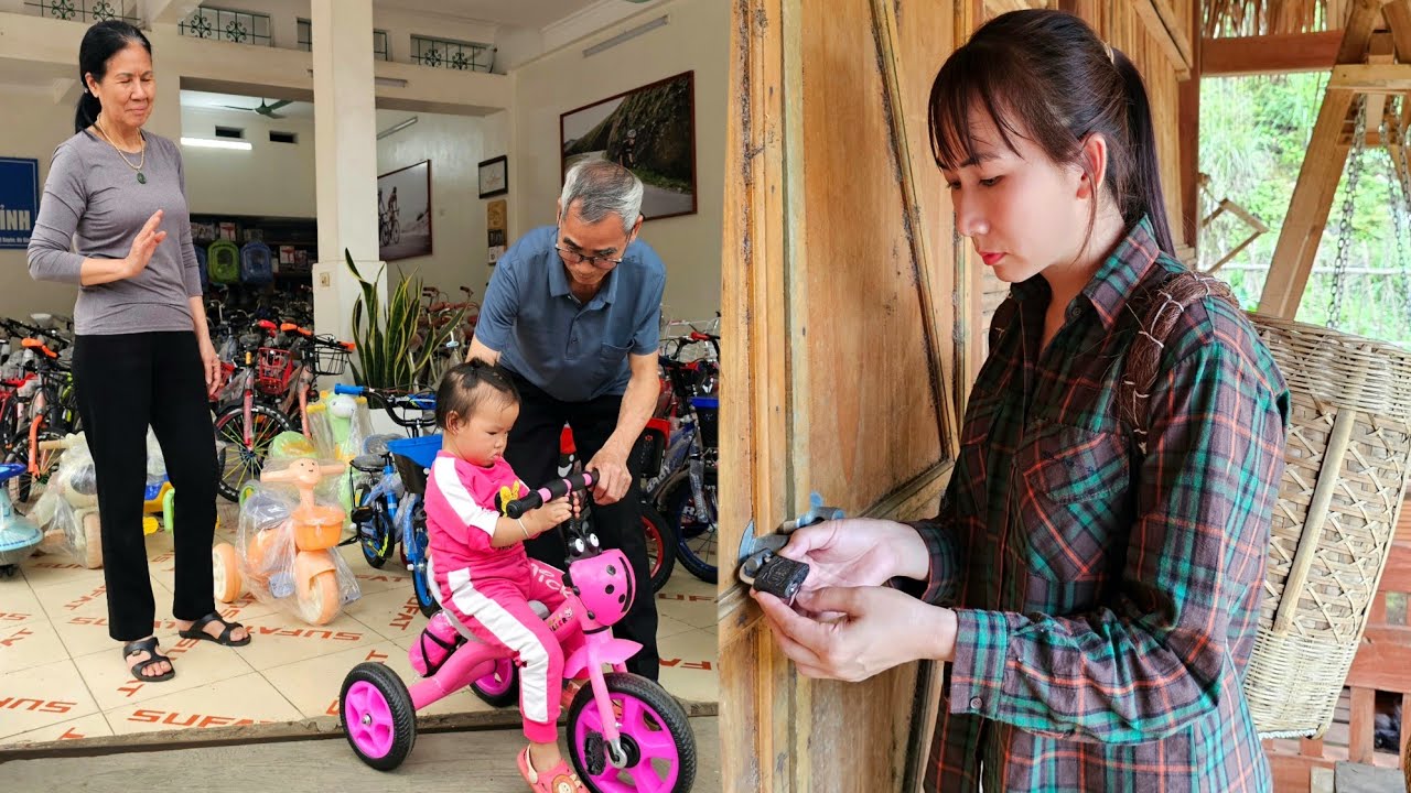 Grandfather's surprise gift to his granddaughter - joy of harvest - Building a farm | Ly Phuc Binh