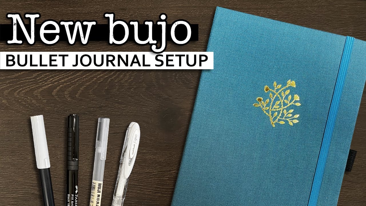 Minimal New Bullet Journal Setup 💜