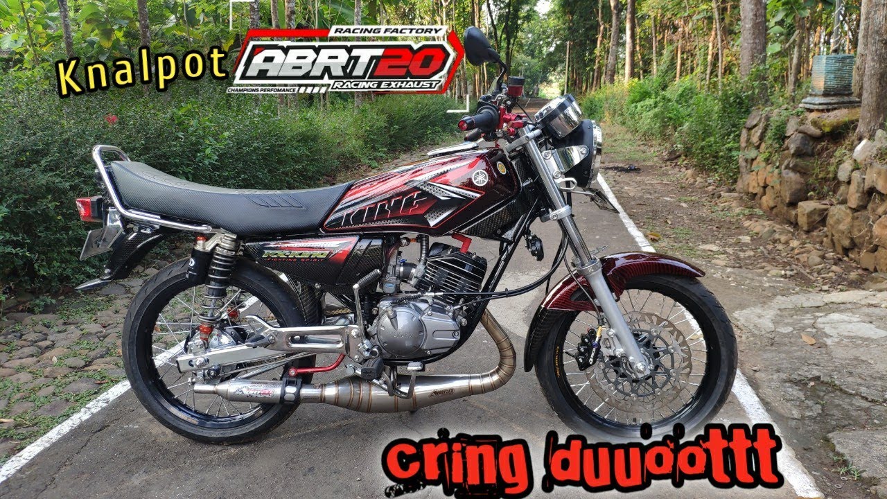 Cek sound Knalpot Abrt20 type kolong stainless + review Rx King tipis tipis