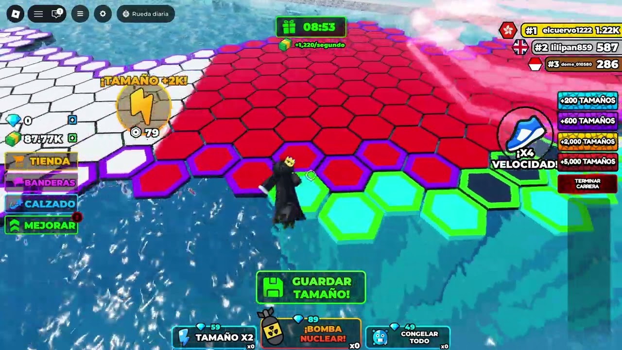 Jugando WORLD.IO (sale mal)
