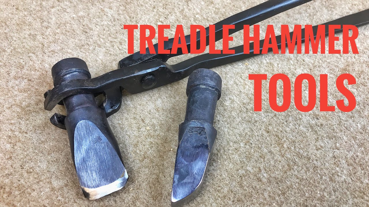 Treadle hammer tools for Blacksmith Supply tongs