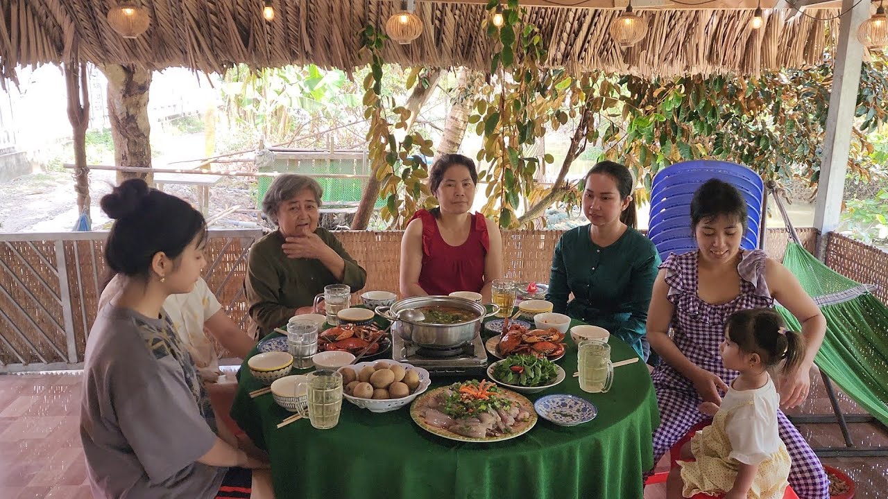 Đem Hải Sản Cà Mau Về Đồng Tháp Đãi Cho Gia Đình Một Bữa Hoành Tráng | HLDT 958