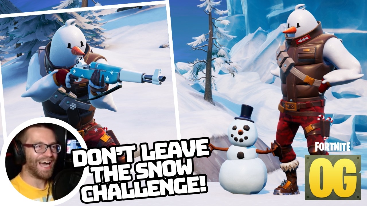 Don't Leave the Snow Challenge! - Fortnite
