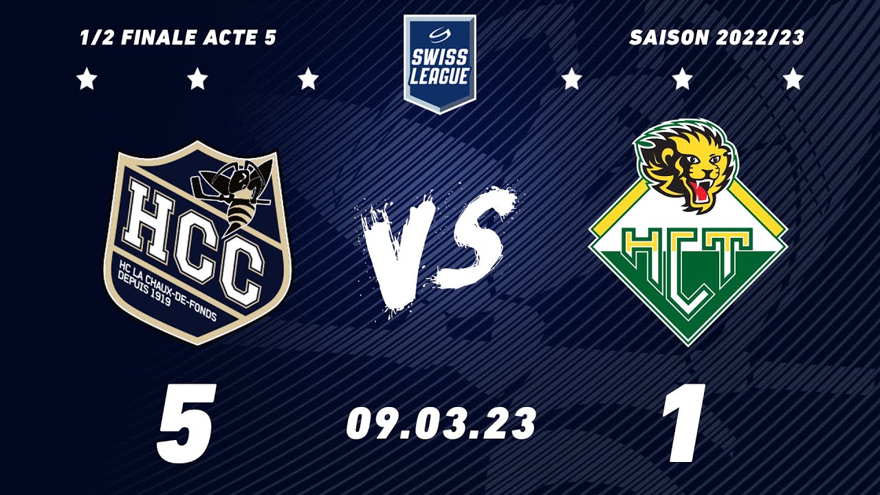 9 mars 2023 HC La Chaux-de-Fonds – HC Thurgau (5-1)