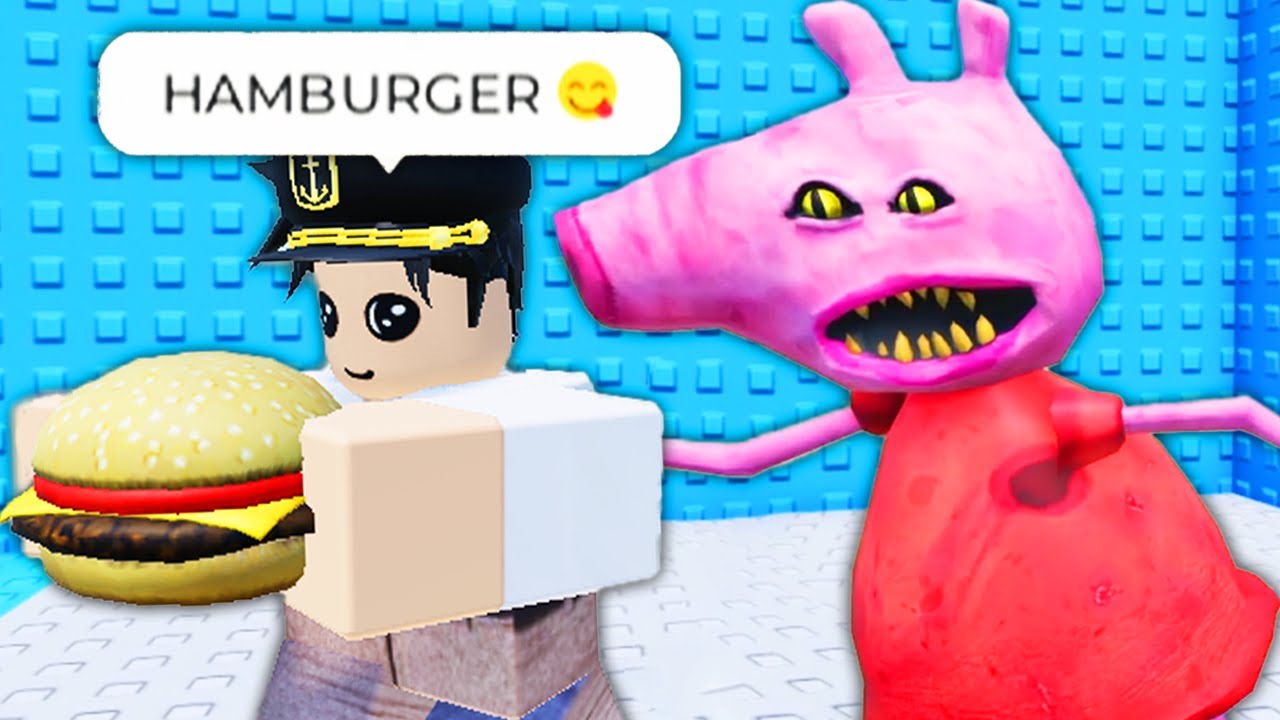 Roblox Slap Tower Funny Moments (HUNGRY PIG)