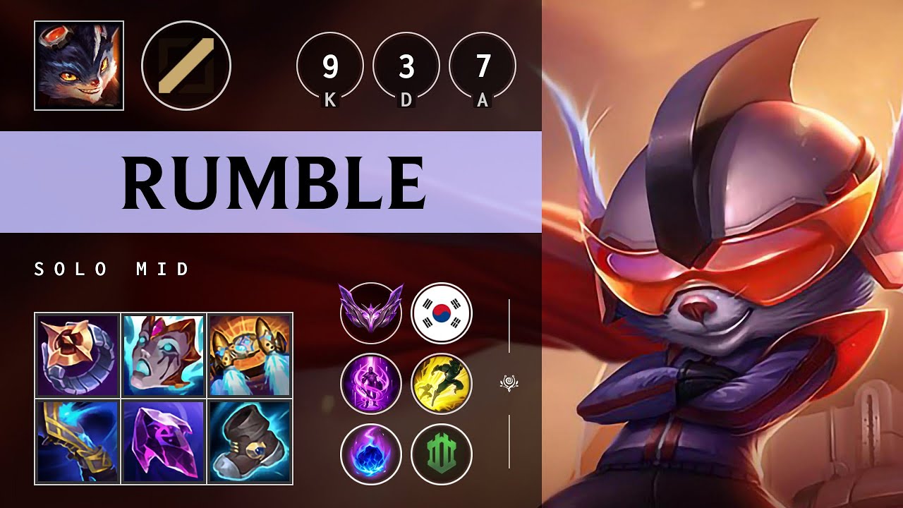 Rumble Mid vs LeBlanc: Dominating - KR Master Patch 14.21