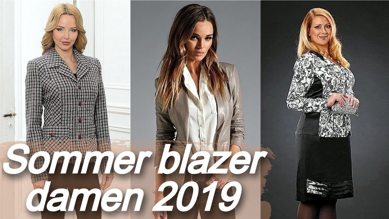 Sommerblazer damen 💃 modetrends 2019
