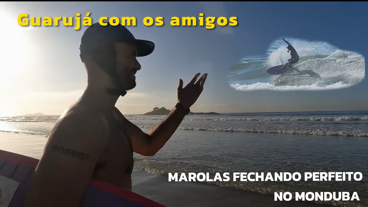 Pós-carnaval na fissura por boas ondas, pegamos um dia lindo e divertido no Guarujá! Contém rabeadas
