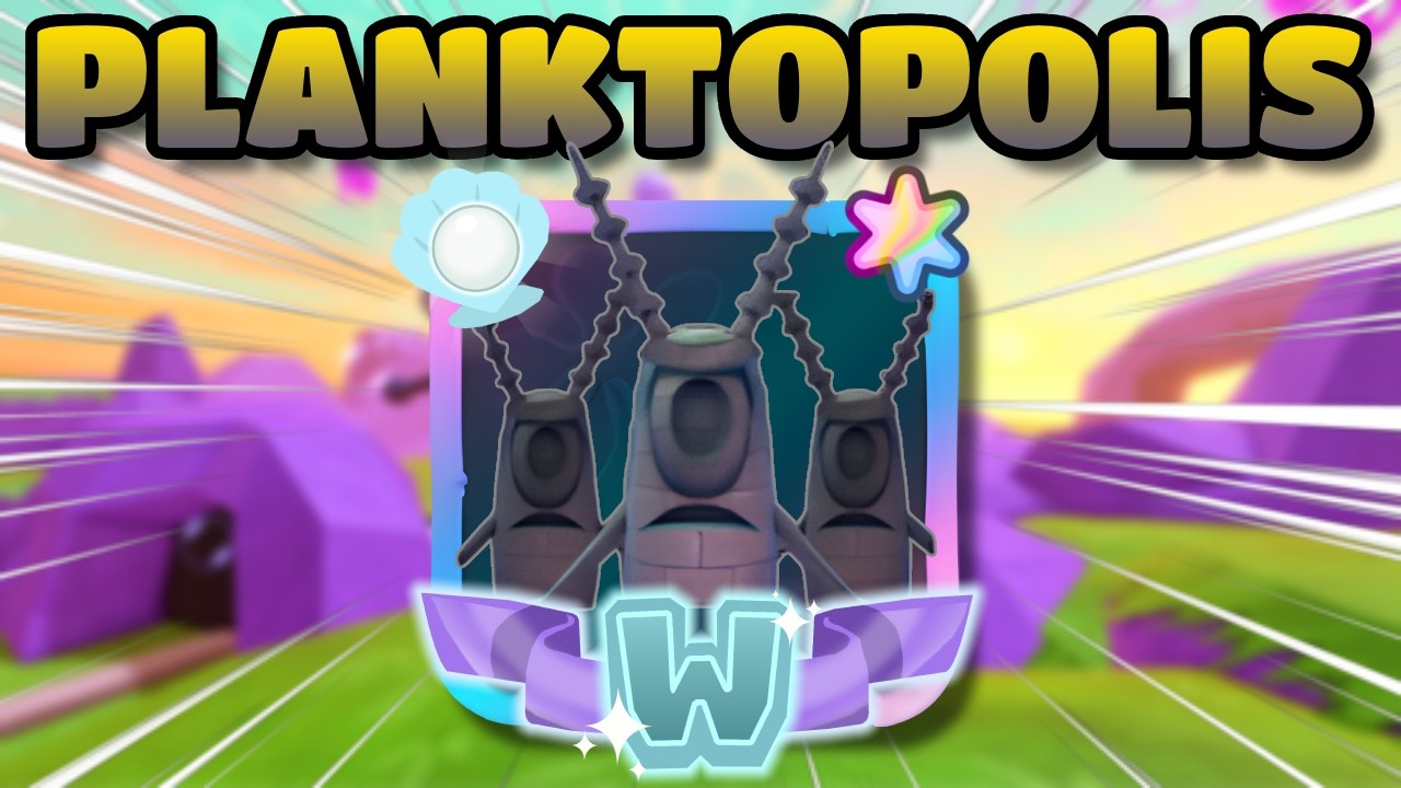 I GOT TO USE PLANKTOPOLIS PRISMATIC EARLY IN SPONGEBOB TD...
