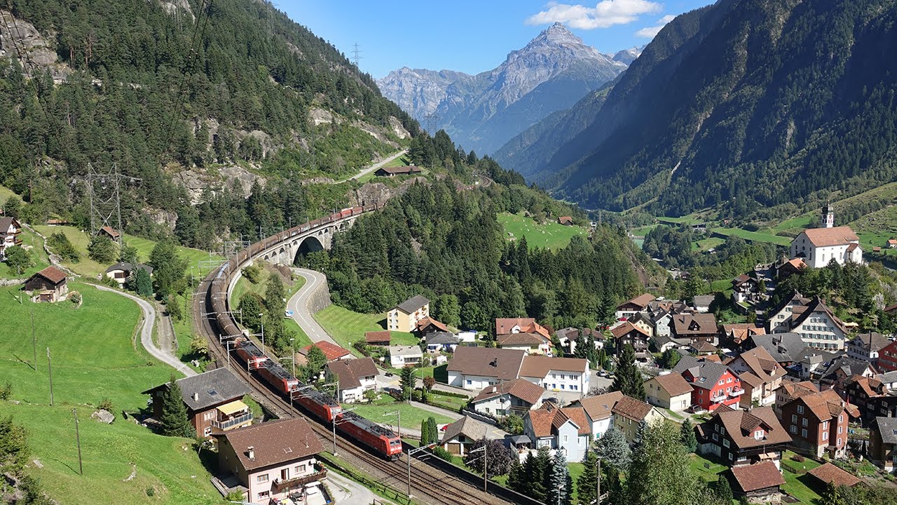 Gotthardbahn Teil 4 Pfaffensprung-Wassen-Göschenen