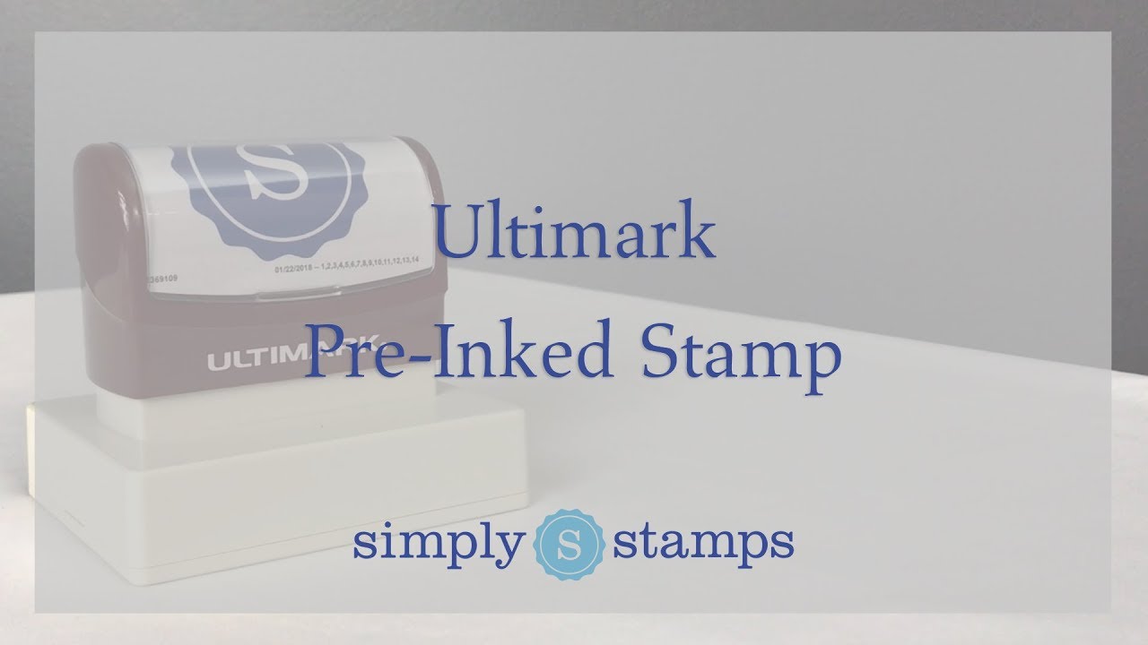 Ultimark Pre Inked Stamps