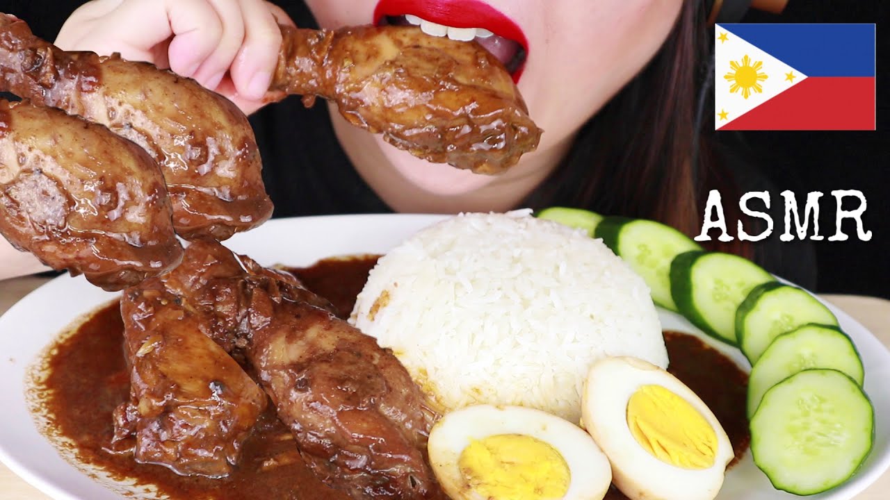 ASMR FILIPINO ADOBO CHICKEN MUKBANG | FOODIELICIOUS ASMR | MUKBANG MALAYSIA
