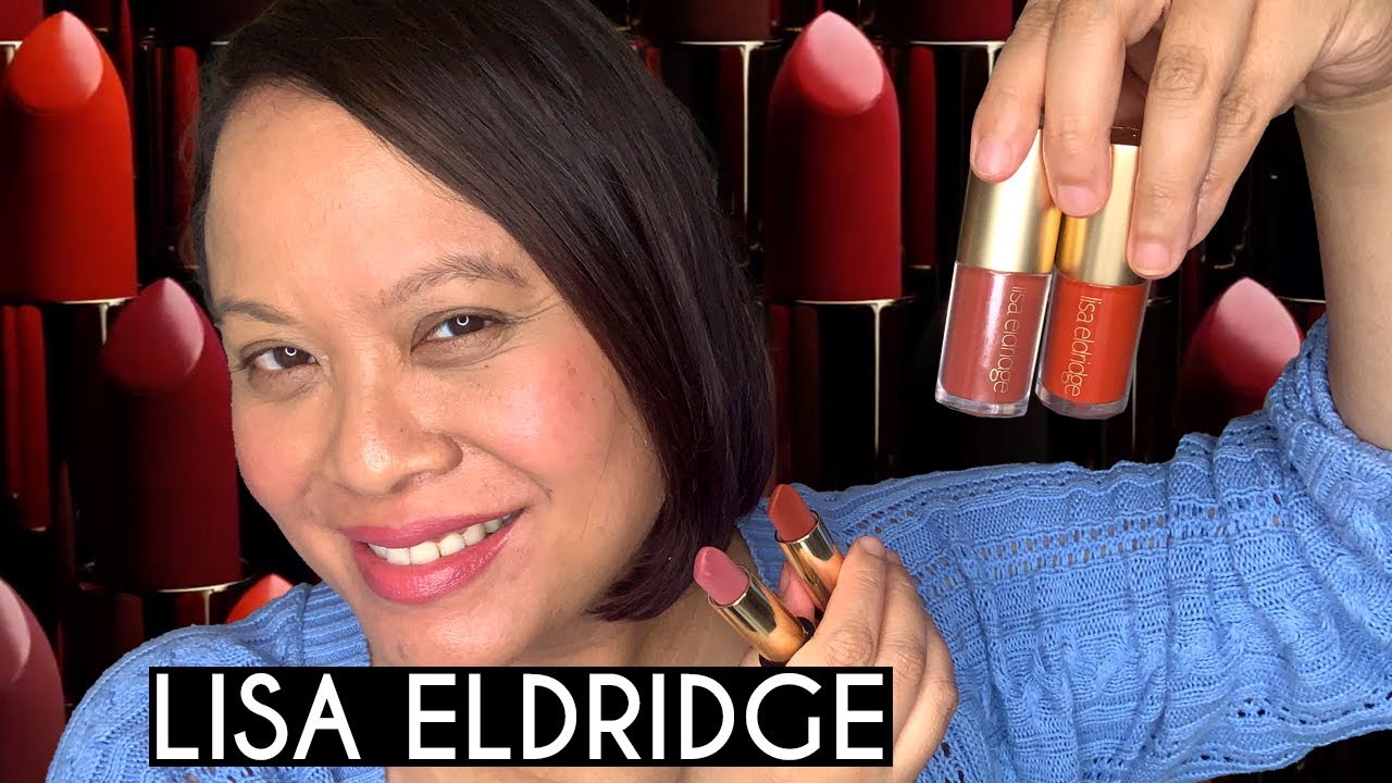 Lisa Eldridge True Velvet Lipstick, Embrace Gloss, Lip Pencil and Foundation Samples-Full Review
