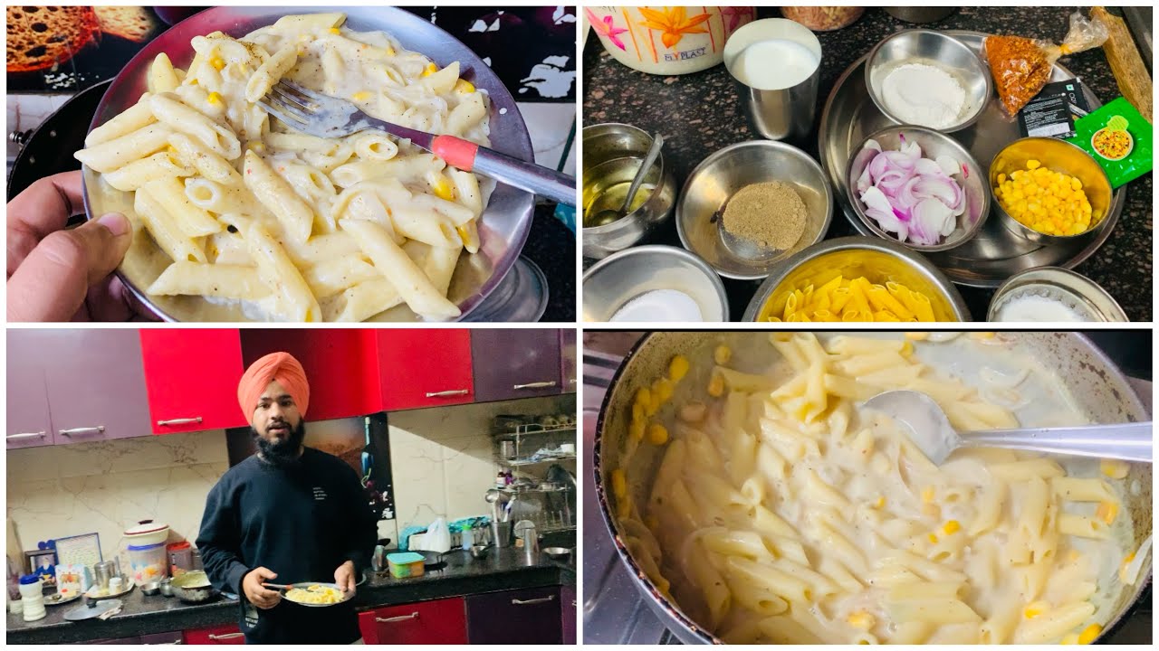 White sauce pasta 