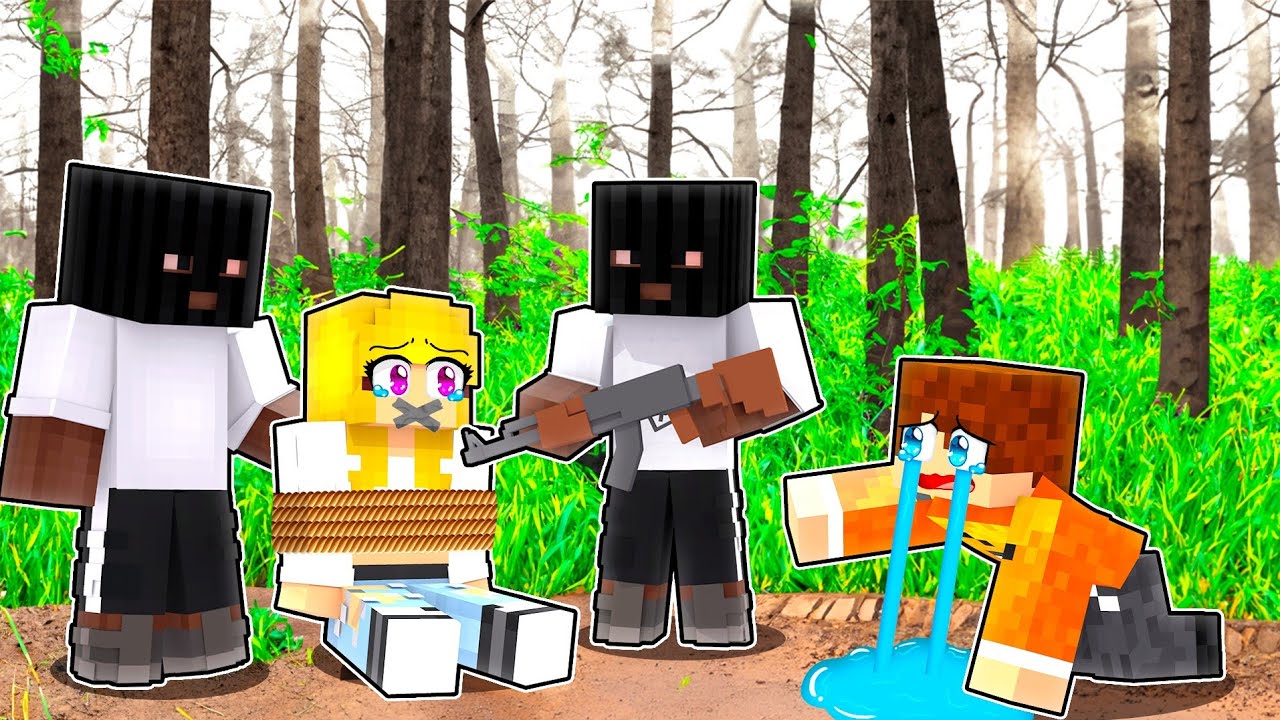 BANDYCI UWIĘZILI i ZWIĄZALI Pati w Minecraft!