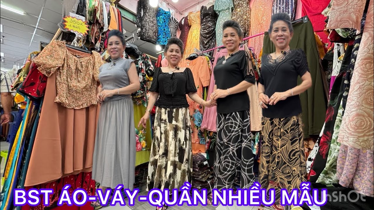 BST ÁO-VÁY-QUẦN HÀNG VỀ LIÊN TỤC KHÁCH ƠI TẠI RUBY B3-B4 CHỢ AN ĐÔNG #damtrungnien #choandong 