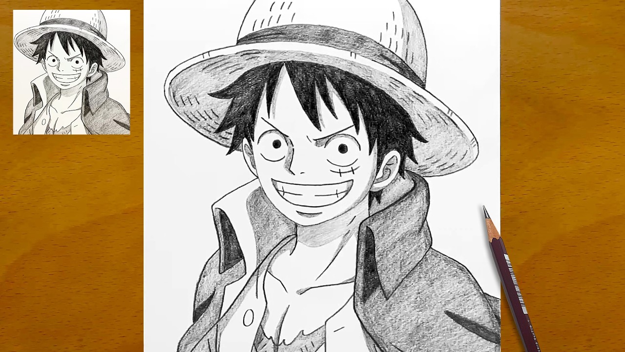 Как нарисовать Луффи шаг за шагом | Простой рисунок по мотивам One Piece