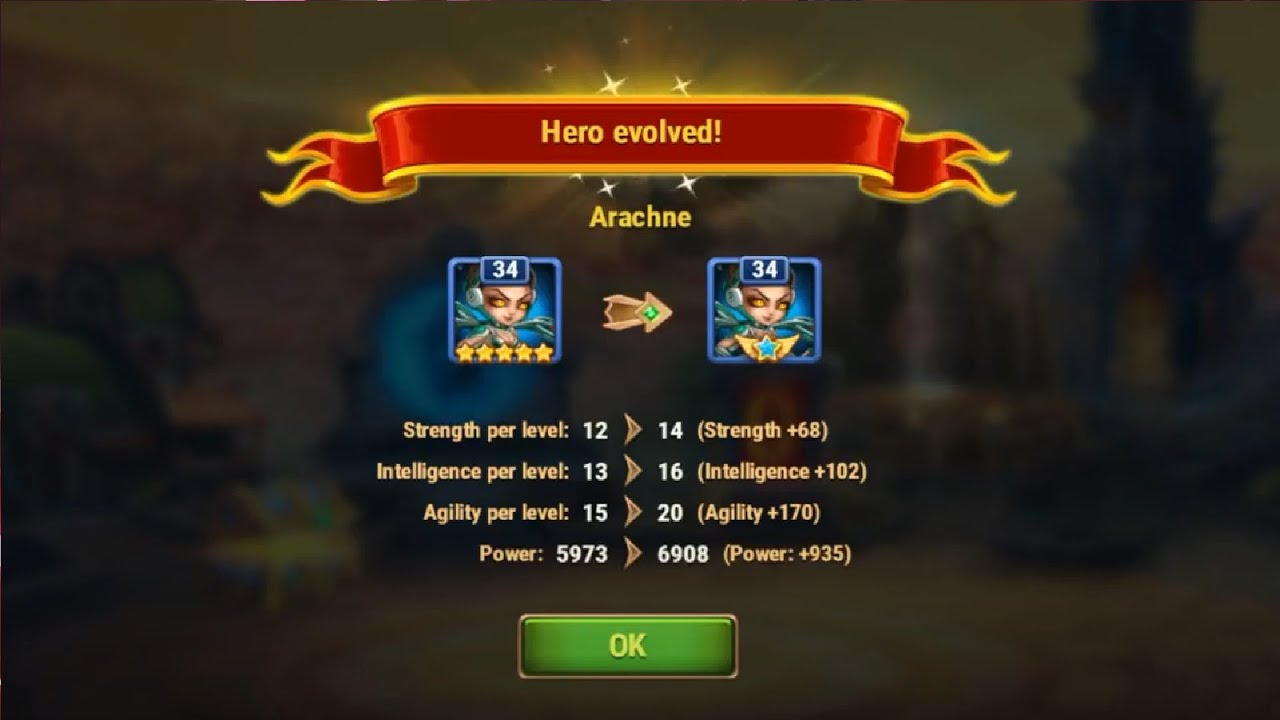 Hero Wars - Absolute Star Arachne